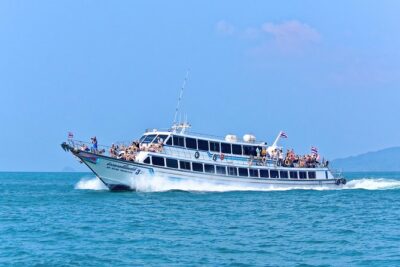 Ao Nang to Phuket by Ao Nang Princess Ferry - The Railay stop: efficient, but watch the clock