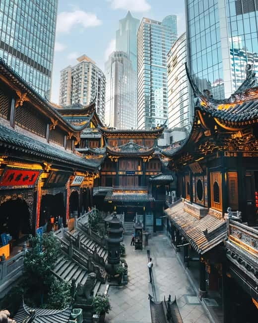 Chongqing: Trendy Spots, Cableway & Ferry Private Tour - Sunset ferry on the two rivers: skyline twinkle with gentle waves