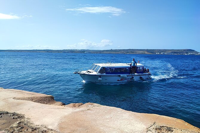 Comino Islands Private Boat Tour Ebsons Ferry - Crystal Lagoon: 45 minutes for calmer vibes and better snorkeling depth