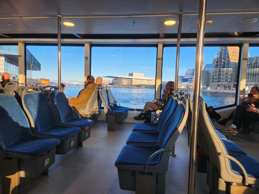Copenhagen Combo: Walking Tour, Harbor Ferry & Royal Guards - The electric harbor ferry: the calm view you can’t fake with photos