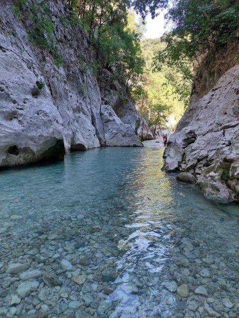 Corfu: Acheron River Trekking Tour with Ferry Trip - Swimming in Acheron country: clarity, waterfalls, and cold-water confidence