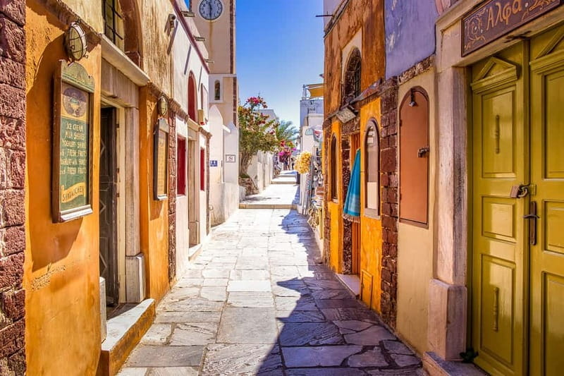 Crete: Santorini Day Trip with Fast Ferry Cruise - Fira: island capital energy with more choices (and less postcard pressure)