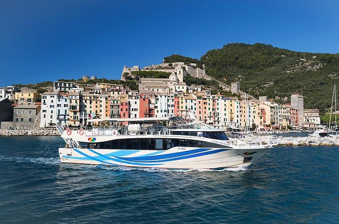 Ferry boat tour to the Cinque Terre with stop in Portovenere and Vernazza - Price and logistics for this La Spezia ferry tour at about $80.68