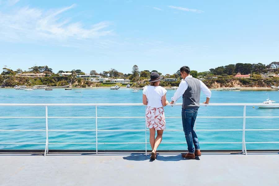 From Melbourne: Bay Sightseeing and Ferry Ride with Lunch - Portsea Surf Beach and London Arch: the coastal stop with character