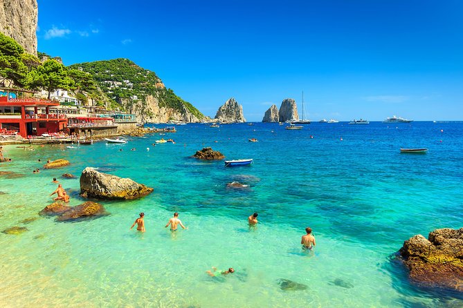 From Naples: Capri and Anacapri Small Group Tour + Ferry - Faraglioni and the Panoramic View: Capri’s Signature Moment