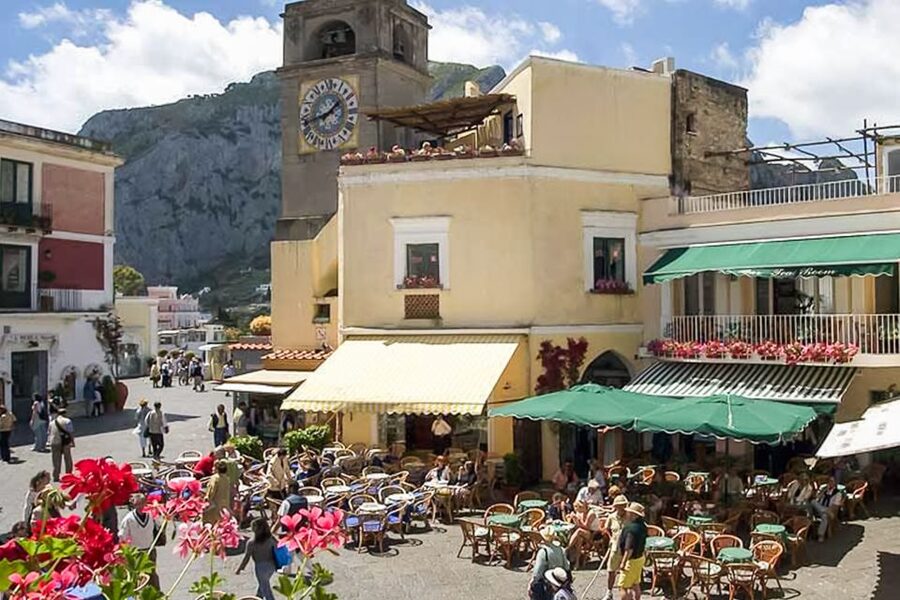 From Naples: Capri Guided Tour with Ferry Tickets & Minibus - Capri Arrival and Marina Grande: First Views, First Orientation