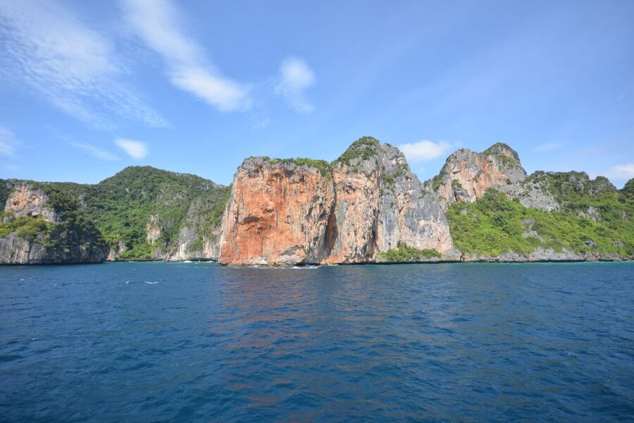 From Phuket: Snorkeling Ferry Cruise to Phi Phi Islands - Phi Phi Leh cruise passes: Maya Bay, Viking Cave, and limestone coves