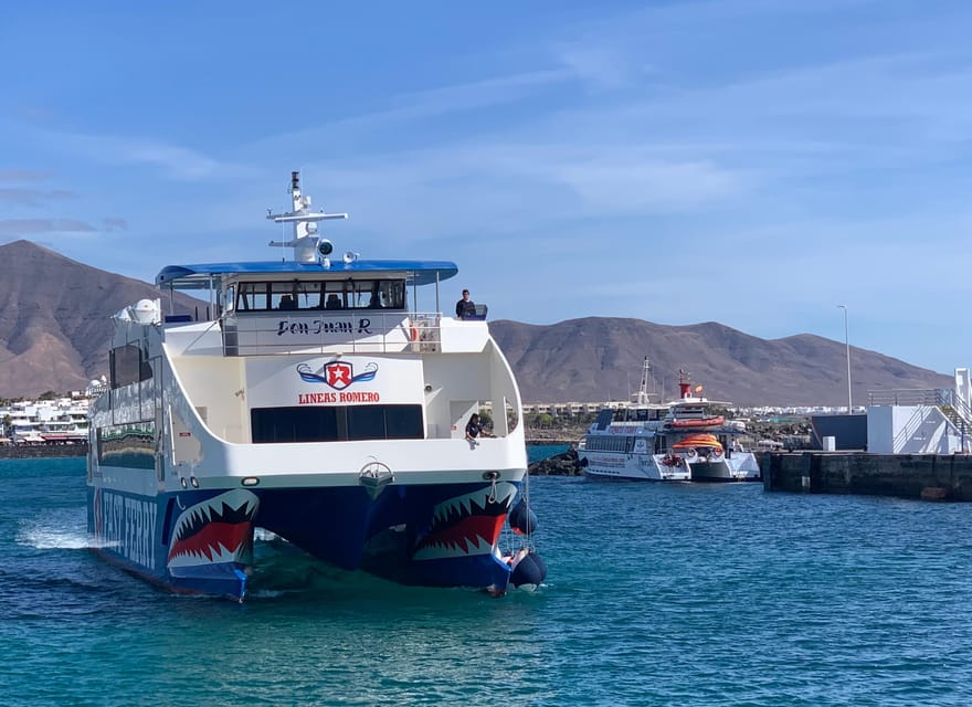 Fuerteventura: Round-Trip or 1-Way Ferry Ticket to Lanzarote - Lanzarote on Your Time: Playa Blanca, Marina, and Promenade
