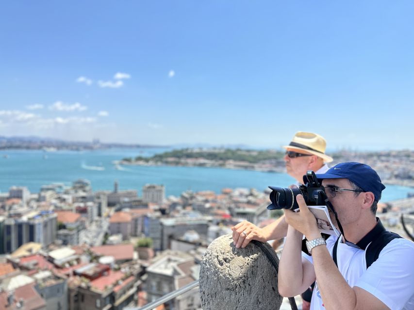 Galata Tower - Fener and Balat - Golden Horn by Ferry - Ferry ride back to Karaköy and the Galata Bridge finish