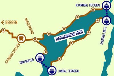 Guided tour to Hardanger Fjord, Waterfalls and Ferry Crossing - Pickup in Bergen and the Van Comfort Reality Check