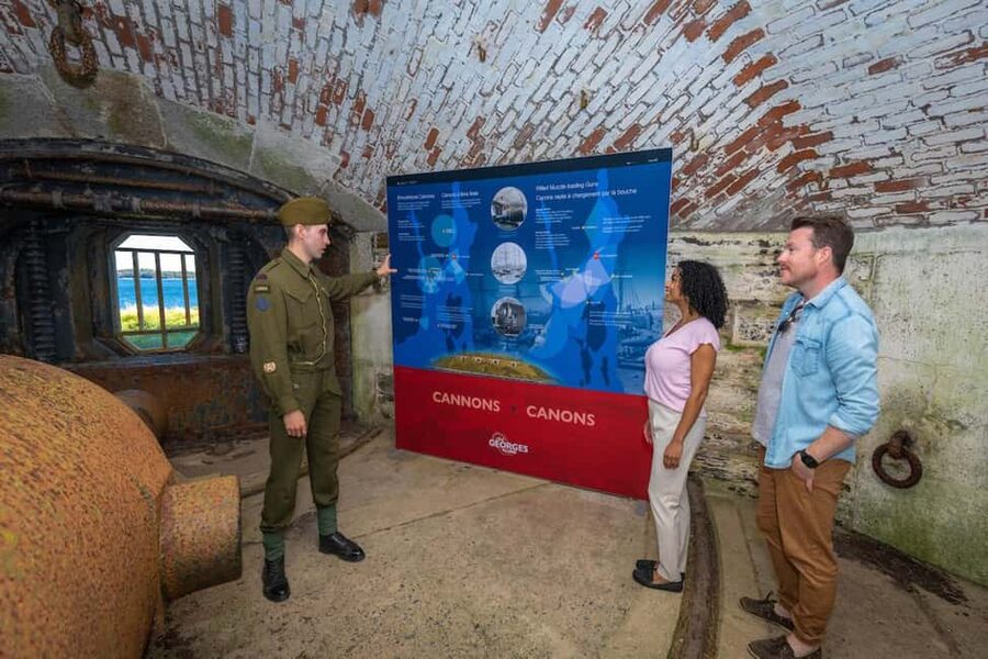 Halifax: Georges Island National Historic Site Ferry Ticket - Scenic Boat Tour Around the Island: a different angle on the defenses