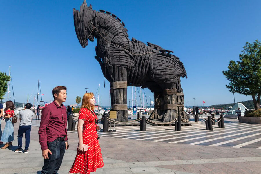 Istanbul: Troy Guided Bus Tour with Ferry Tickets & Lunch - Crossing to the Troy region: ferry rides and the Dardanelles wow-factor