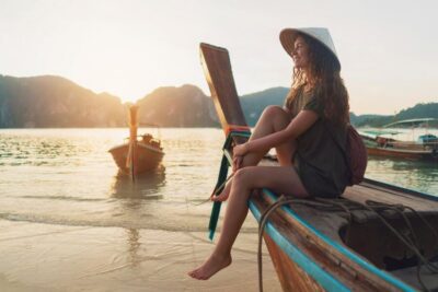 Krabi: Railay Beach Bioluminescent Plankton Ferry Cruise - Railay Beach at sunset: what you’ll likely see