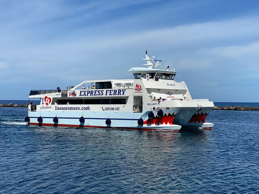 Lanzarote: Return Ferry to La Graciosa with Bus Pickup - How the day flows (and what you control)