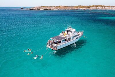 Luxe Seafood Package with Round Trip Ferry from Perth - Crusader III on your timetable: space, comfort, and a small-group feel