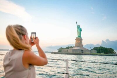New York City: Statue of Liberty & Ellis Island with Ferry - Jersey City Pickup, Security Screening, and Getting Onboard