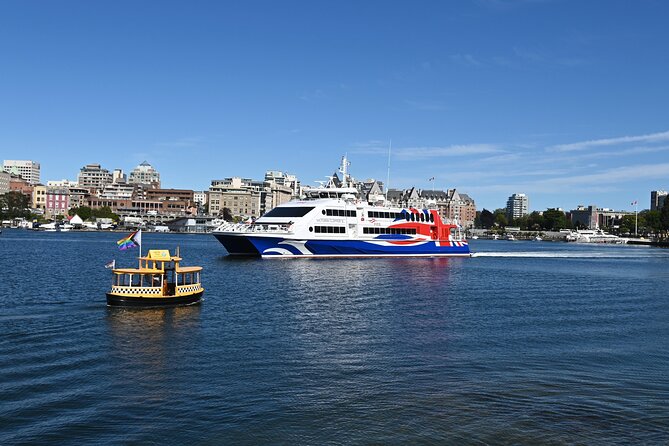One-Way High-Speed Passenger Ferry: Victoria, BC to Seattle, WA - Economy vs Vista Seating: Your Views Start Before You Leave