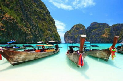 Phi Phi Islands Adventure: Ferry, Snorkeling & Island Lunch - Maya Bay and Its Cliff-Protected Reef: Your Time on Shore and in the Water