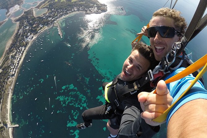 Rottnest Skydive + Perth Barrack St Ferry package - Landing and Walking Back Into Reality