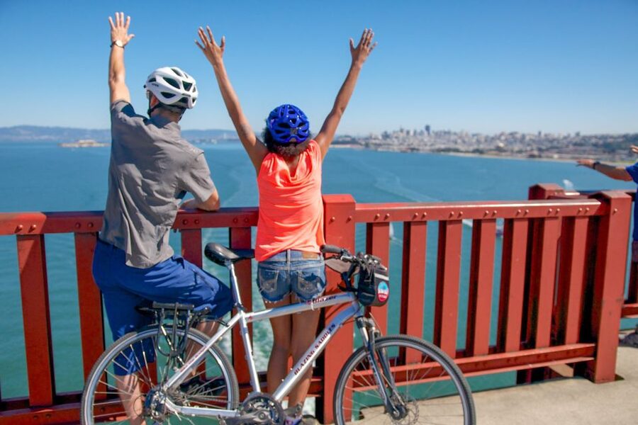 San Francisco: Self-Guided Bike Rental - Aquatic Park, Fort Mason, and the Palace of Fine Arts view trail