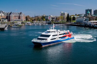 Seattle, WA to Victoria, BC High-Speed Passenger Ferry: ONE-WAY - Where you start and where you land in Victoria