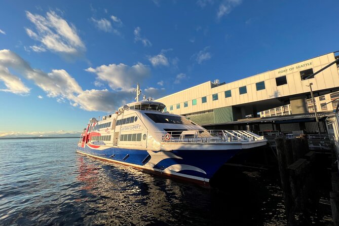 Seattle, WA to Victoria, BC High-Speed Passenger Ferry: ONE-WAY - Seating classes: Economy vs. Vista and Comfort upgrades