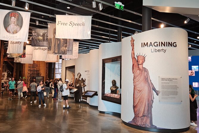 Statue of Liberty Ellis Island with Pre-Ferry Tour - Statue of Liberty Museum: The Original Torch, and Then You Go Alone